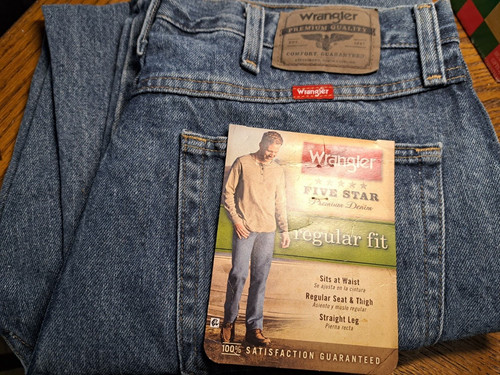 Jeans uomo wrangler gamba - jeans,